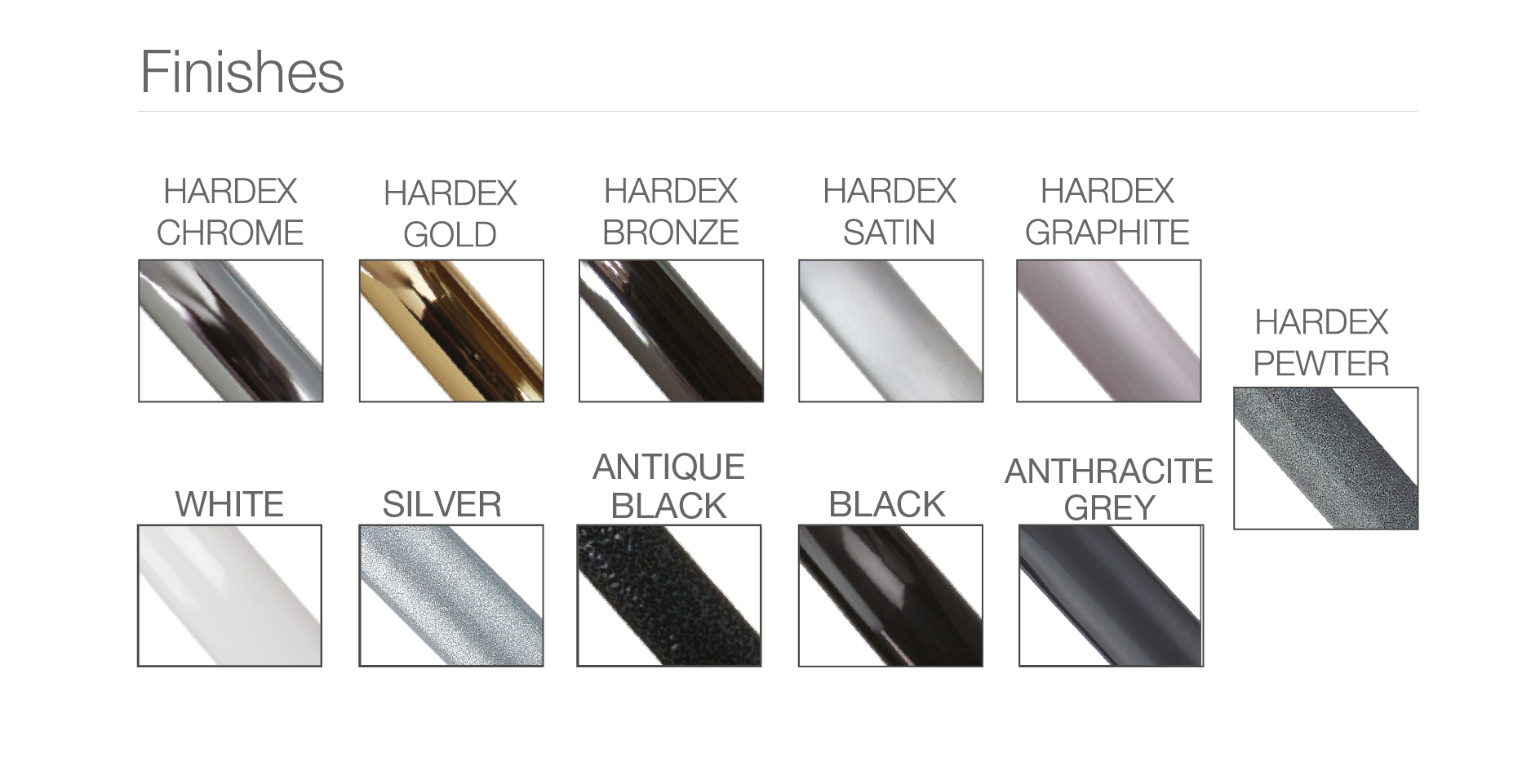 Classic finishes
